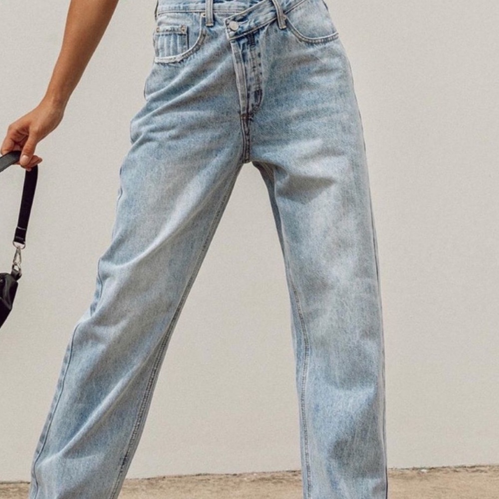 Princess Polly Holly Assymetrical Jeans